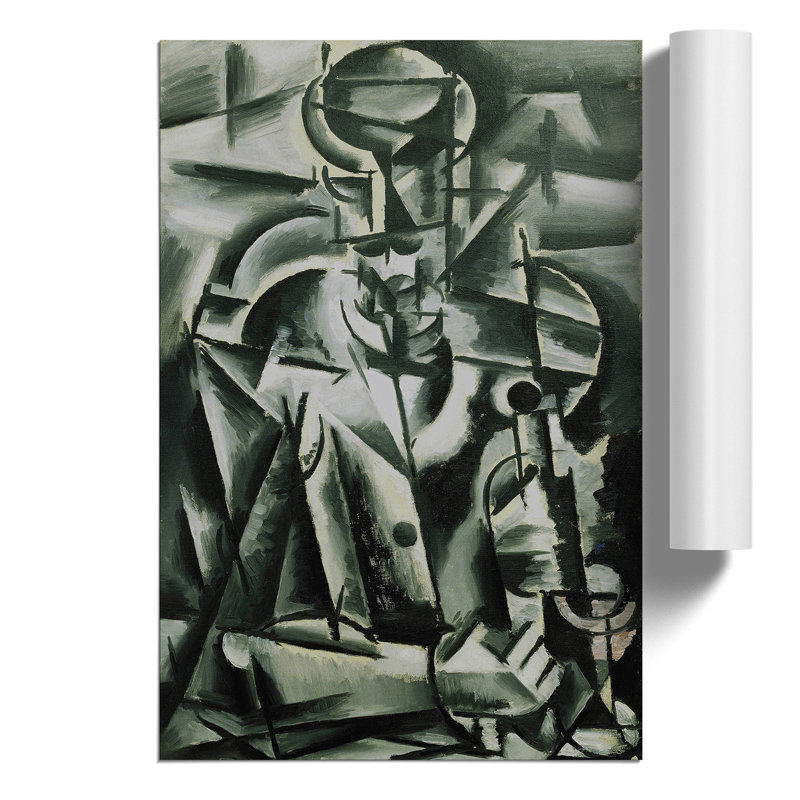 Pijak by Josef Capek - No Frame Painting, 42cm H x 30cm W x 0.1cm D