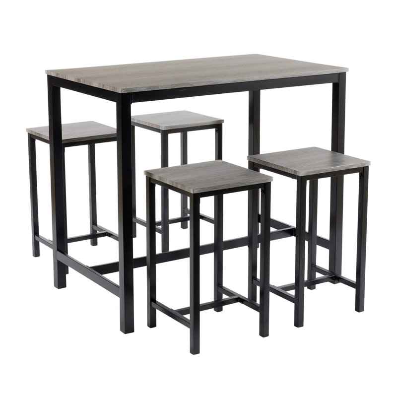 Caliopia 4 - Person Dining Set, Grey Oak
