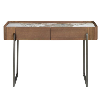 40cm Marble Top Console Table