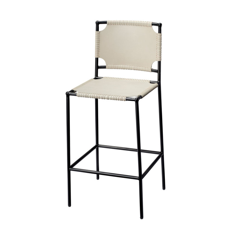 Asher Bar/Counter Stool, Counter Stool (24" Seat Height), Dove Gray