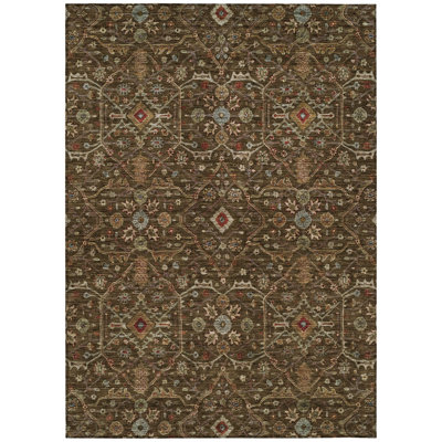 Tapis intérieur / extérieur brun Zara 