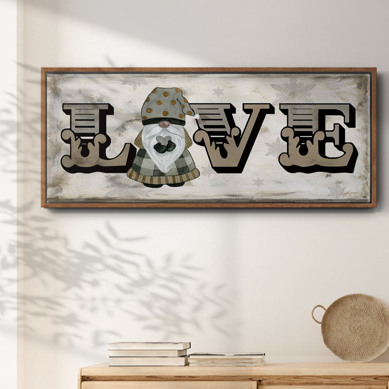 «Winter Wonderland Friend Love», toile encadrée