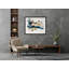 Nude Abstract In Blue Framed Print