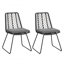 Ensemble de 2 chaises d'extérieur Farmhouse