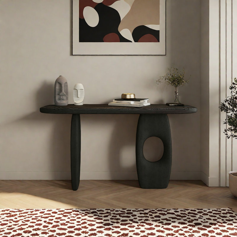 Console Retro Art, H 31,5 po x l 62,99 po x P 13,78 po