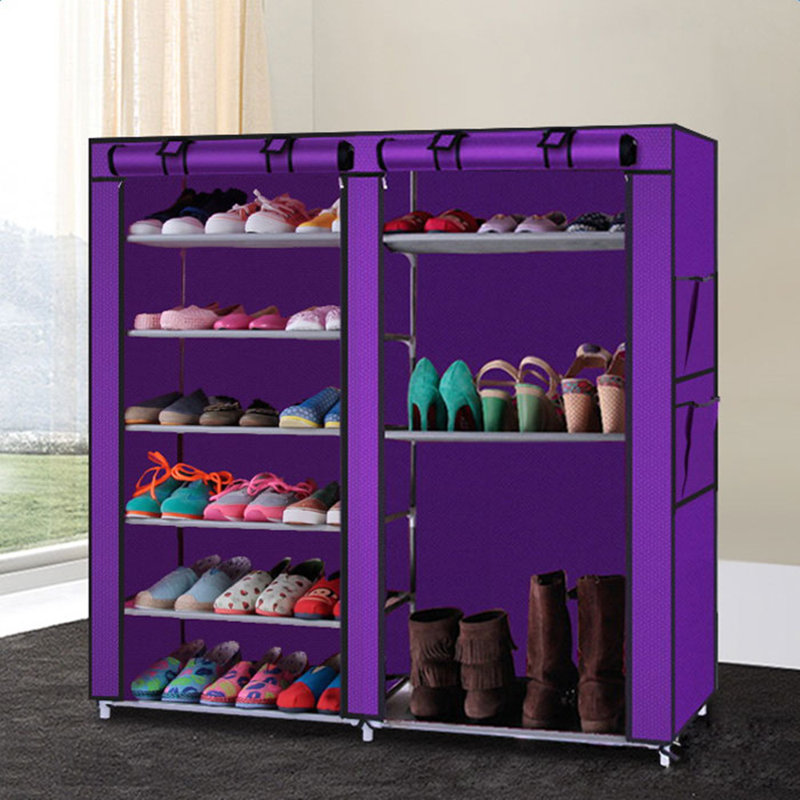 27 Pair Shoe Rack, Purple