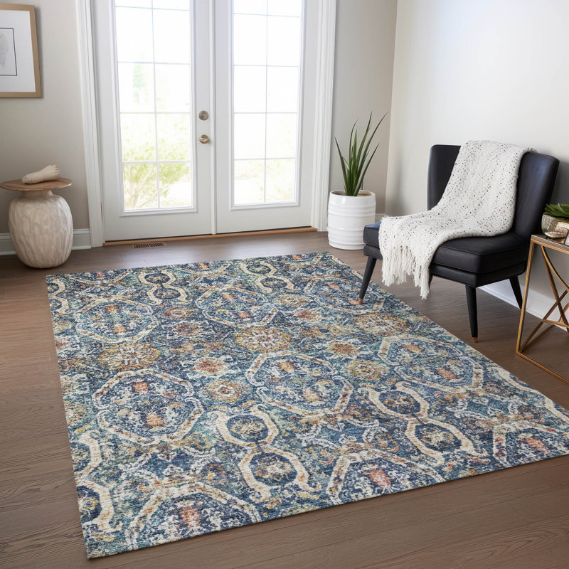 Tapis intérieur / extérieur lavable en machine Cicel ACN1181, Rectangle 8 pi x 10 pi