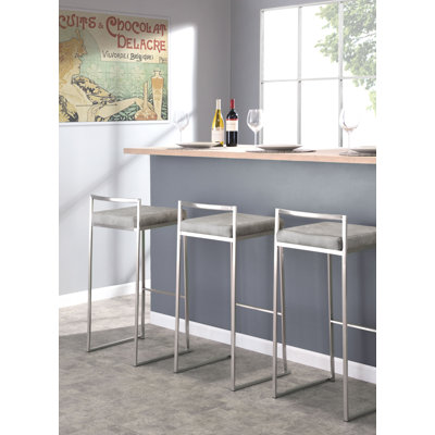 Ernestine Upholstered Counter Stool