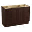 Damask® Plains 48" Vanity Base Only with Toe Kick, 2 Doors and 6 Drawers, Split Top Drawers-1782271323
