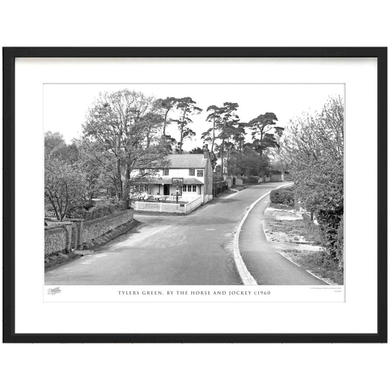 Tylers Green, by the Horse and Jockey C1960 1 Piece Single Picture Frame Wall Art, 28cm H x 36cm W x 2.3cm D