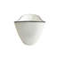 Baignoire sabot autoportante double en acrylique blanc brillant, 150 cm x 75 cm, avec rebord fin noir et fond plat 319BK