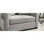 Fauteuil surdimensionné en chenille gris et luxueux-1670914761