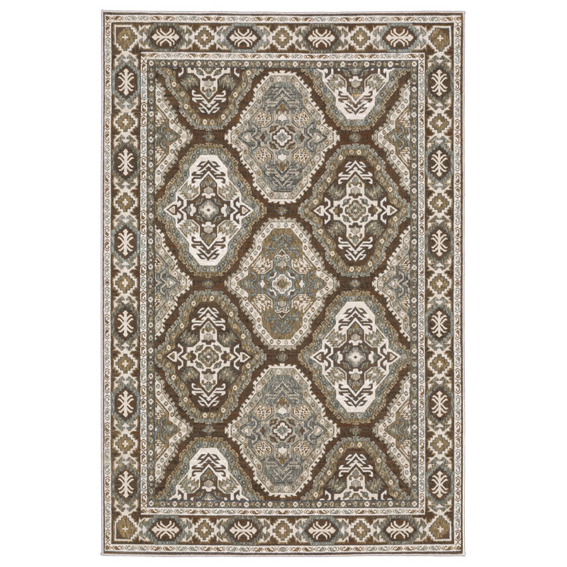 Raynisha Oriental Indoor Rug, Rectangle 9'10" x 12'10"
