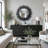 Sunburst Black Wall Mirror