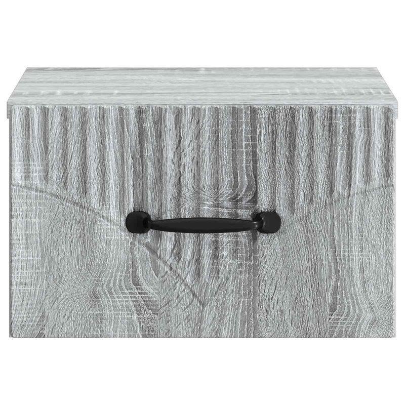 34.5 cm W Bedside Table, Grey Sonoma