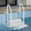 Échelle de piscine à 3 marches EROMMY avec rampes doubles, capacité de 400 lb pour les marches de piscine antidérapante de 36 "à 50" hors-terre et creusées, construction durable en PE avec installation par encliquetage