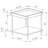 Square Engineered Wood End Table