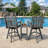 3-Piece HDPE Outdoor Bistro Set | 2 Swivel Chairs + 1 Side Table | All-Weather, Low-Maintenance & Eco-Friendly