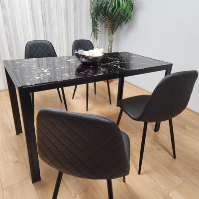 Amoux 4 - Person Dining Set