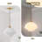 Mid Century Pendant Lamp Gold Nordic