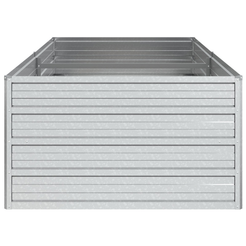 Boîte à fleurs d'extérieur en métal Palmi, 63 po x 31,5 po x 17,7 po