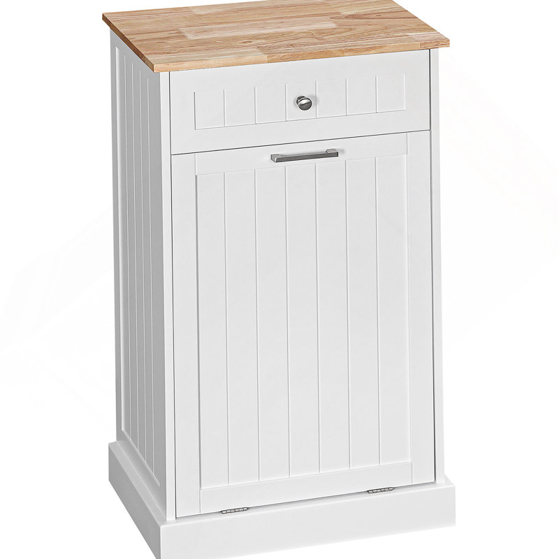 Poubelle de cuisine inclinable (blanc)