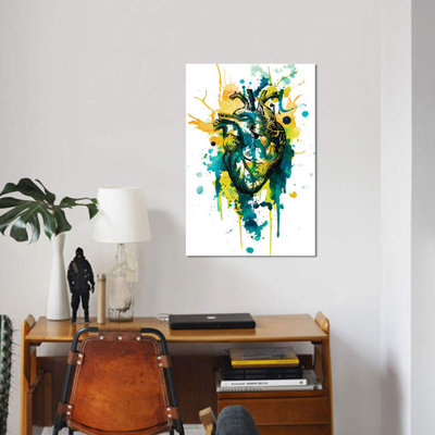 «Tell Tale Heart VII» par Victoria Olt, impression sur toile tendue