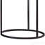 Table de bout grise et gris acier