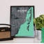 « miami city map », reproduction d’impression sur affiche en rêve-31736416