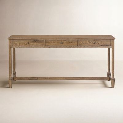 Bari 66" Oak Writing Desk