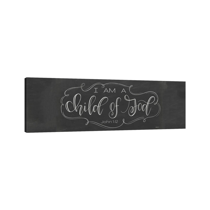 Child of God 1 Piece Wrapped Canvas Panoramic Wall Art
