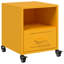 Ameara 36cm W Steel Bedside Table-1826630103
