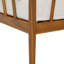 Ensemble de conversation d'extérieur en bois d'acacia rustique moderne pour 2 personnes avec coussins Dakota