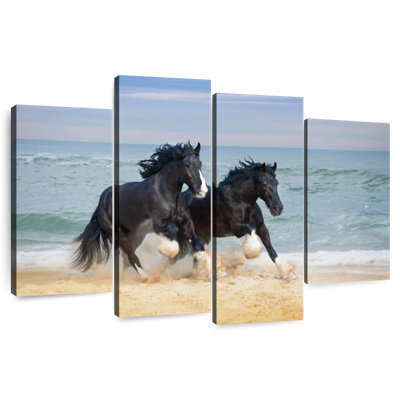 Brampt Black Shire Horses