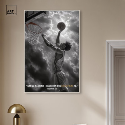 Strengthen Me Canvas Sports Posters by