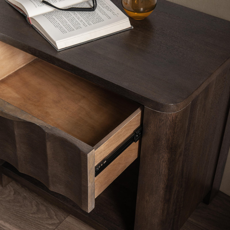 Baylee Mango Wood Nightstand