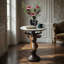 Table d'appoint avec tête de cerf et table d'appoint