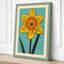 Daffodil Study Botanical - Wrapped Canvas-474776702-474776703