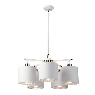 Santistevan 5 - Light Shaded Chandelier