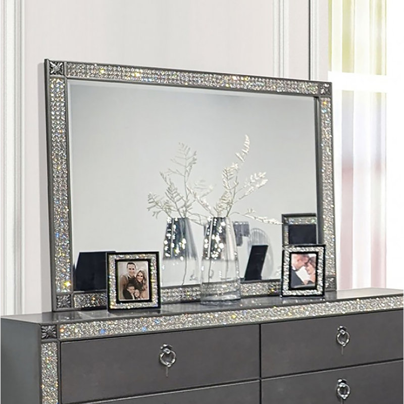 Commode 6 tiroirs avec miroir Spanes