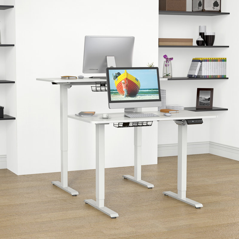 Bureau debout, Blanc