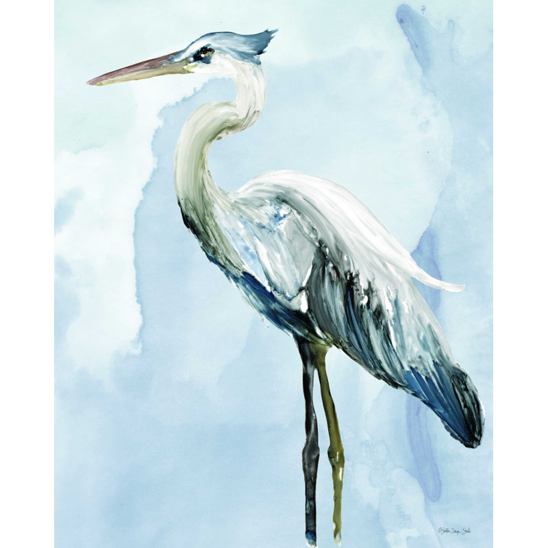 " Heron 4 ", 16" H x 12" W  