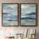 Distant Drama I - 2 Piece Picture Frame Painting Set on Canvas