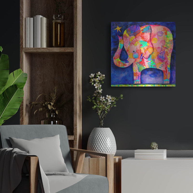 «All Under Reach Elephant» par Wyanne, H 24 po x l 24 po