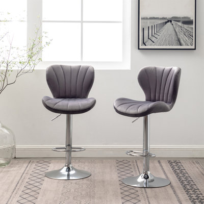 Tabouret de bar rotatif à hauteur ajustable Laronzo