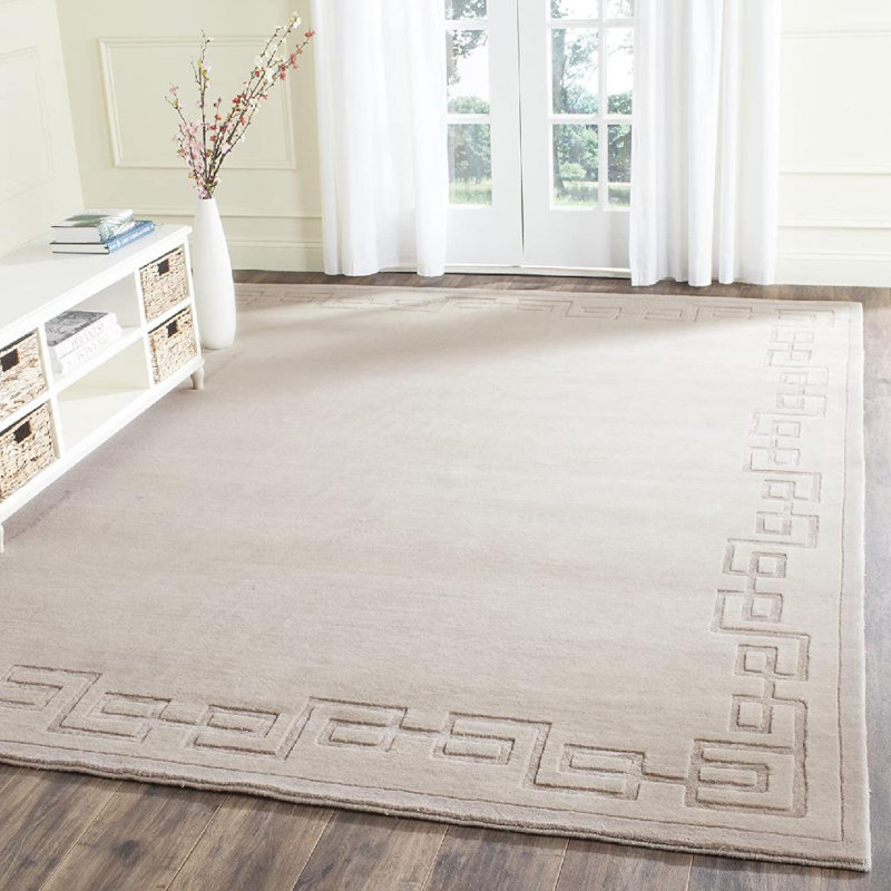 Tapis en laine noué à la main Savorey, Rectangle 6 pi x 9 pi