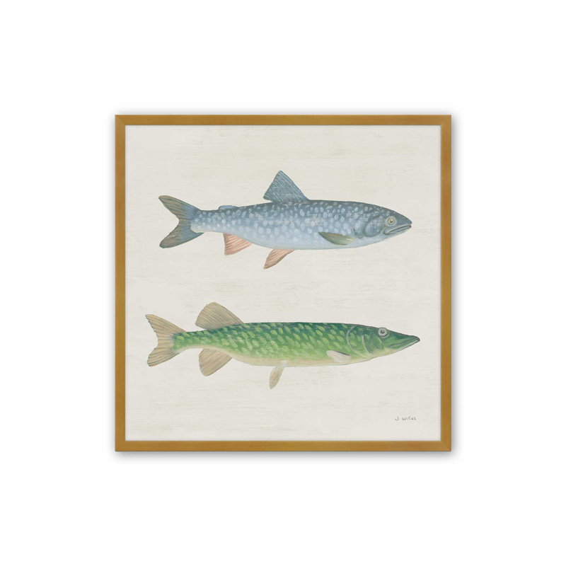 «Waters Edge I» par James Wiens, reproduction d'art, H 12 po x l 12 po, Or