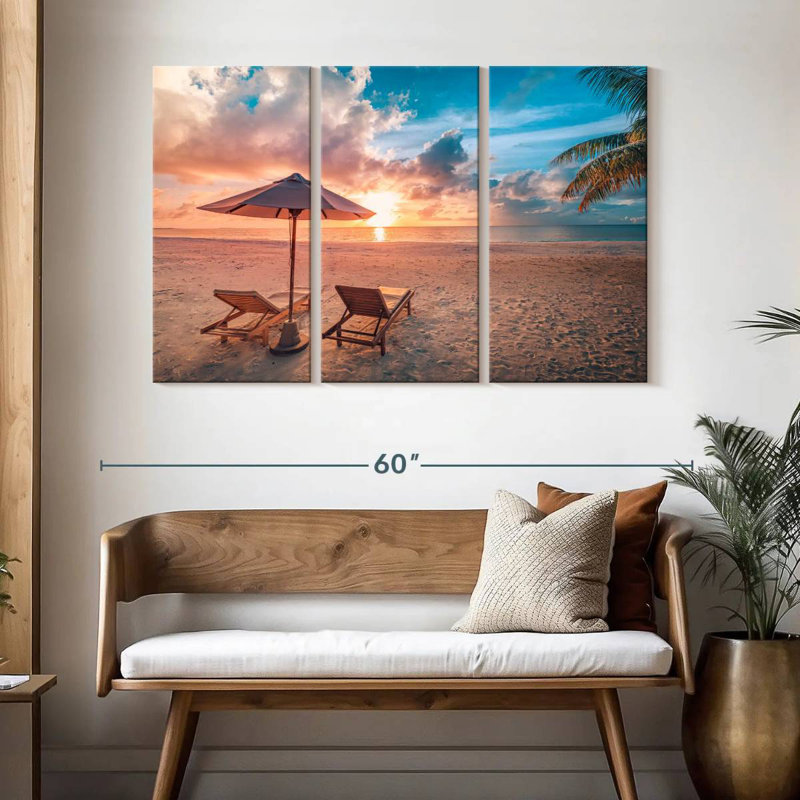 Gillard Beach Sunset Time, 32" H x 50" W