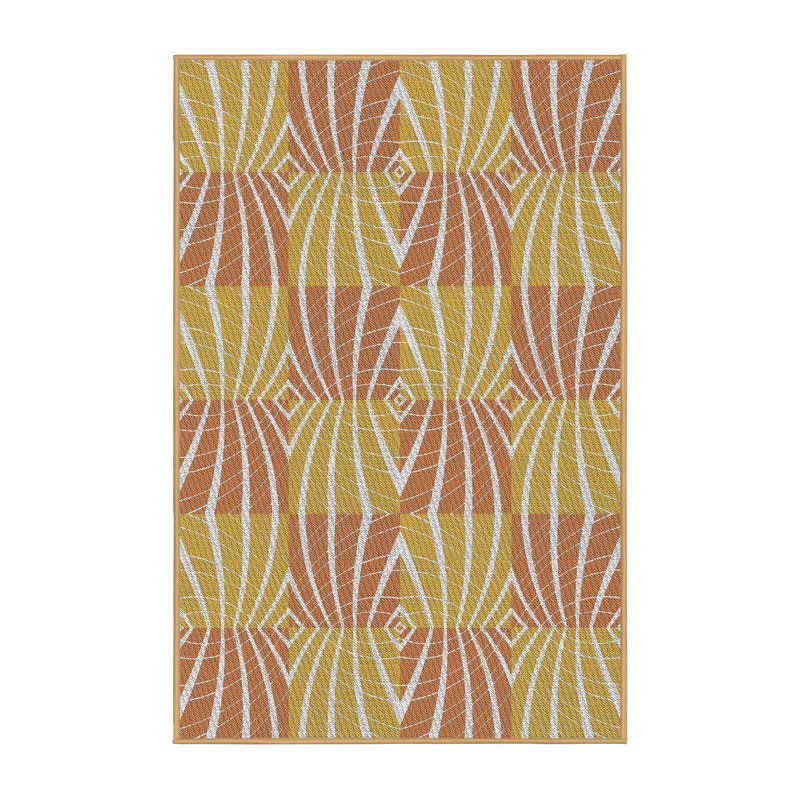 Tapis jaune Kohn, Rectangle 8 pi x 12 pi
