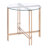 Glass Top End Table